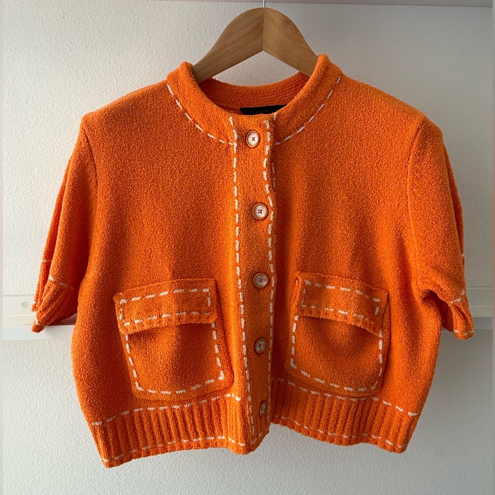 Zara Orange Women's Cardigan